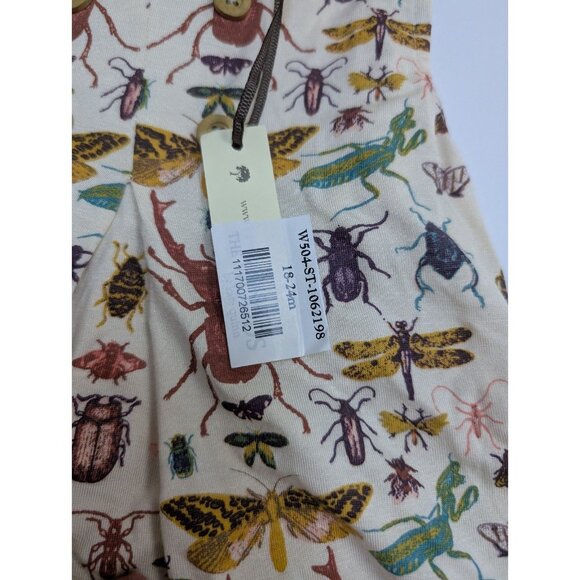 Kate Quinn Modal The last Insects Button Tab Top Bike Shorts Set 18-24 Bugs - Picture 2 of 4